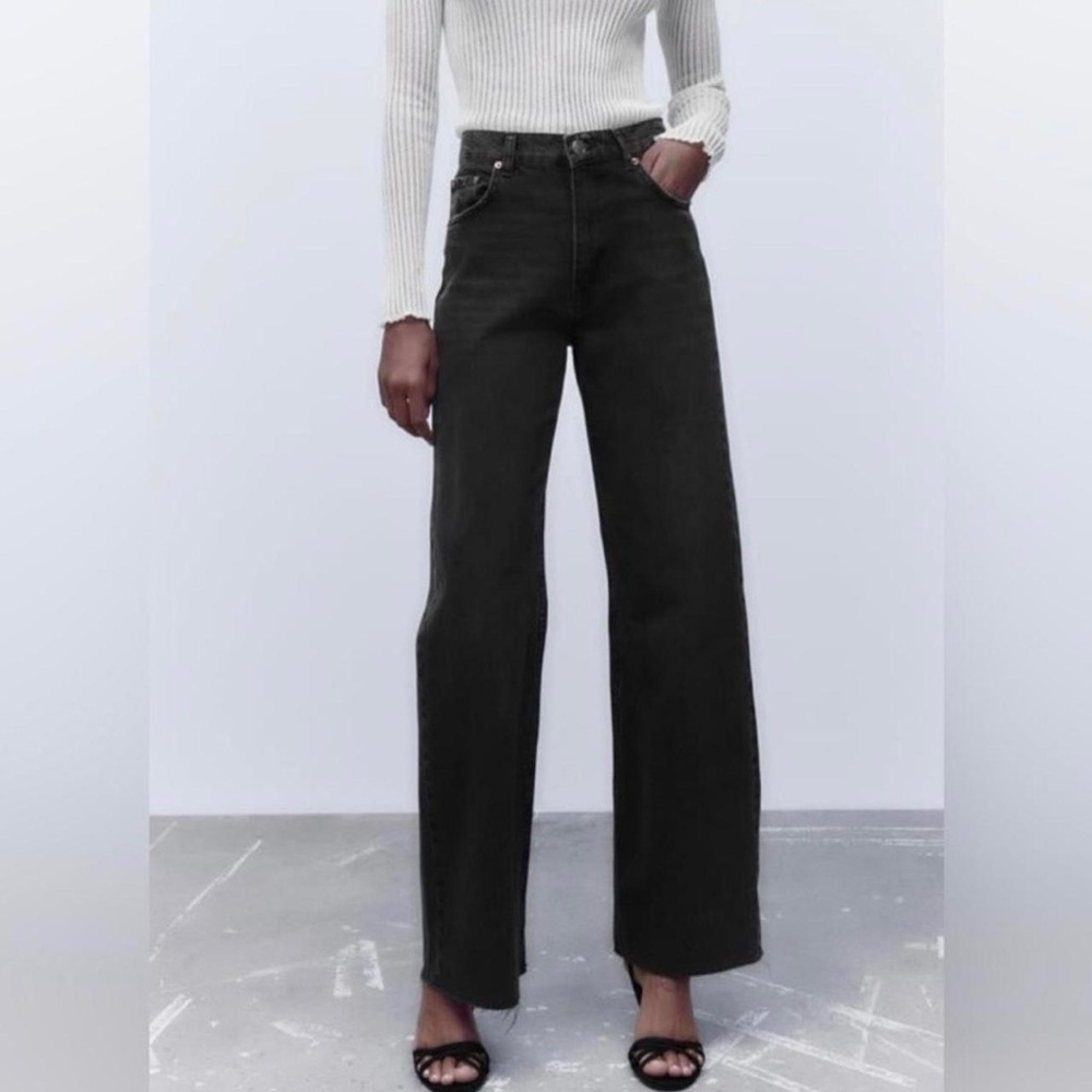 zara high waisted jeans